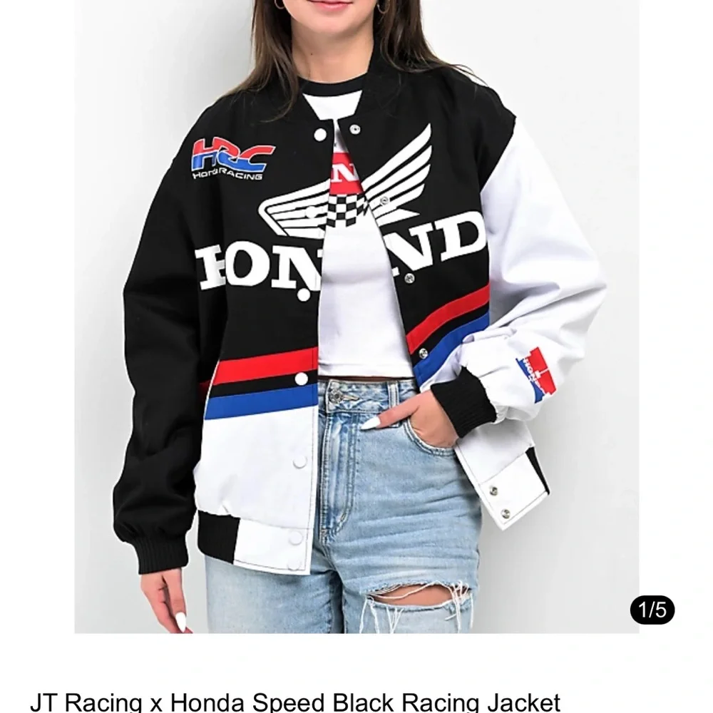 Black Racing Jacket - Picture 2 of 3